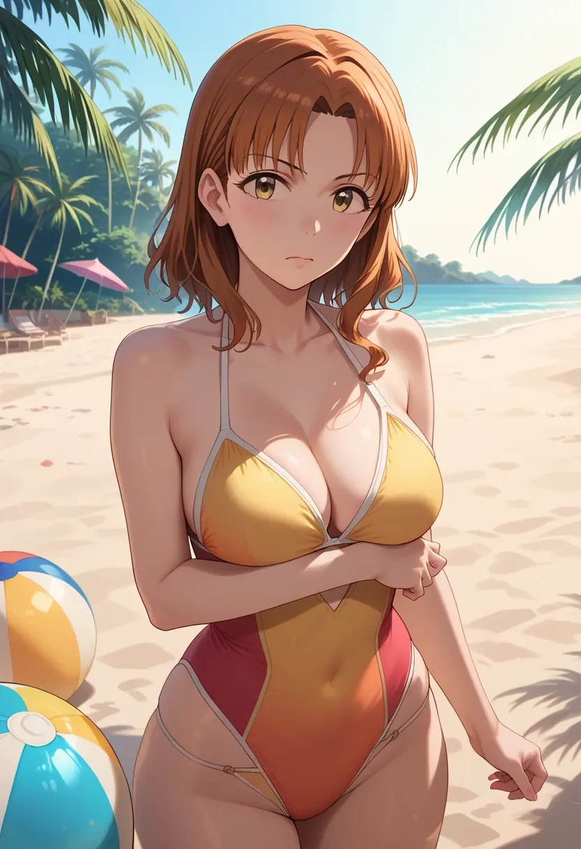 idolmaster,akizuki_ritsuko,bikini  - 