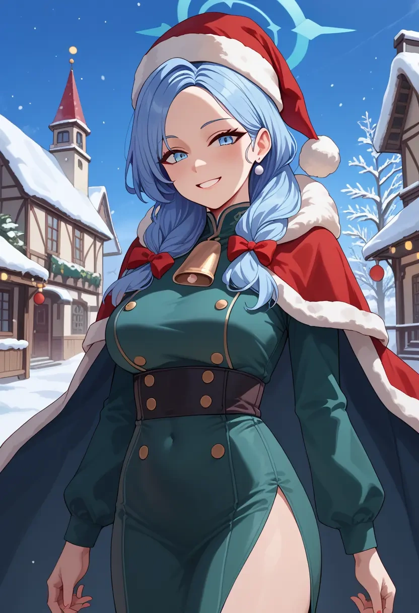 blue_archive,ako_(blue_archive),Christmas,dress  - 