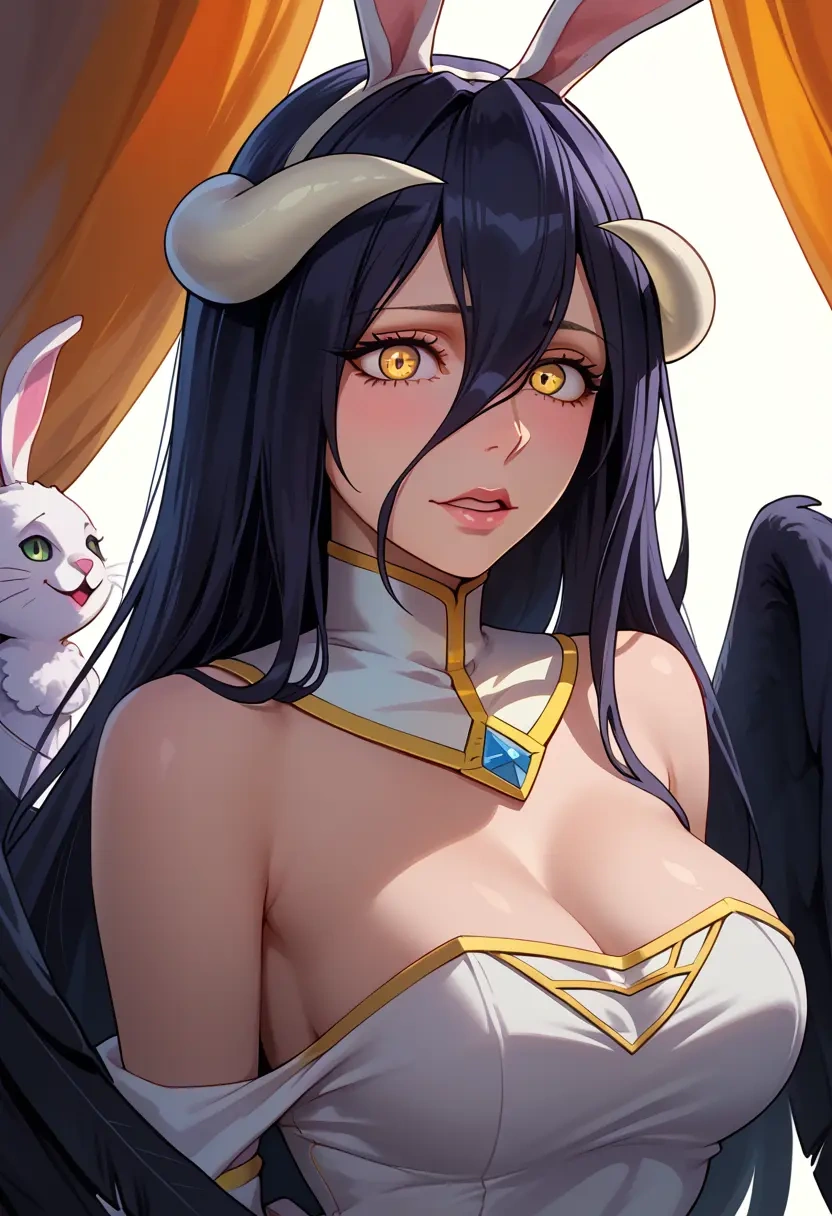 overlord_(maruyama),albedo_(overlord),bunny girl, sexy  - 