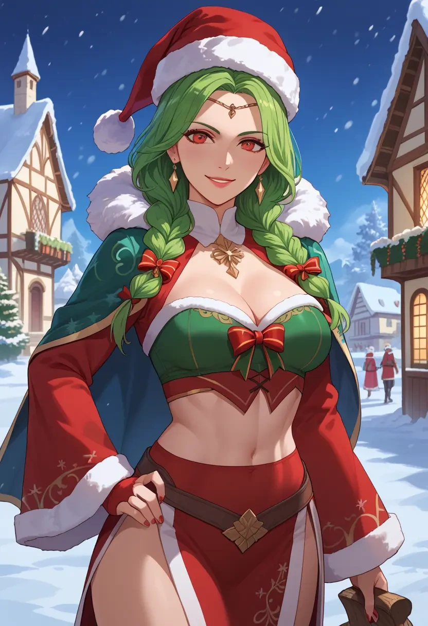 fire_emblem,alear_(fire_emblem),Christmas,dress  - 