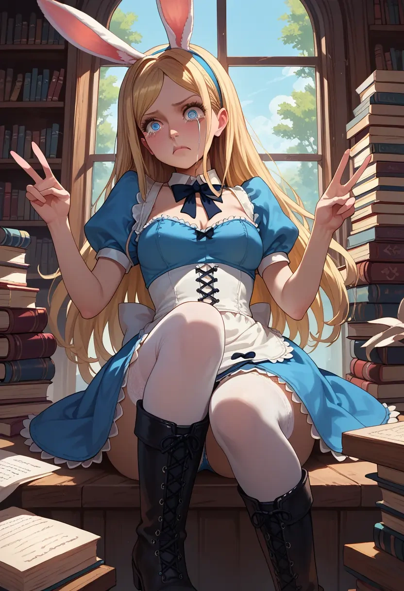 alice_in_wonderland,alice_(alice_in_wonderland),bunny girl  - 