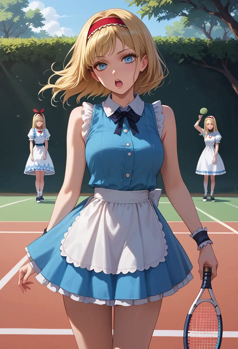 alice_in_wonderland,alice_(alice_in_wonderland),tennis skirt  - 