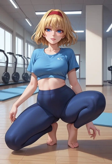 touhou,alice_margatroid_(pc-98),yaga pants  - AI generated anime art