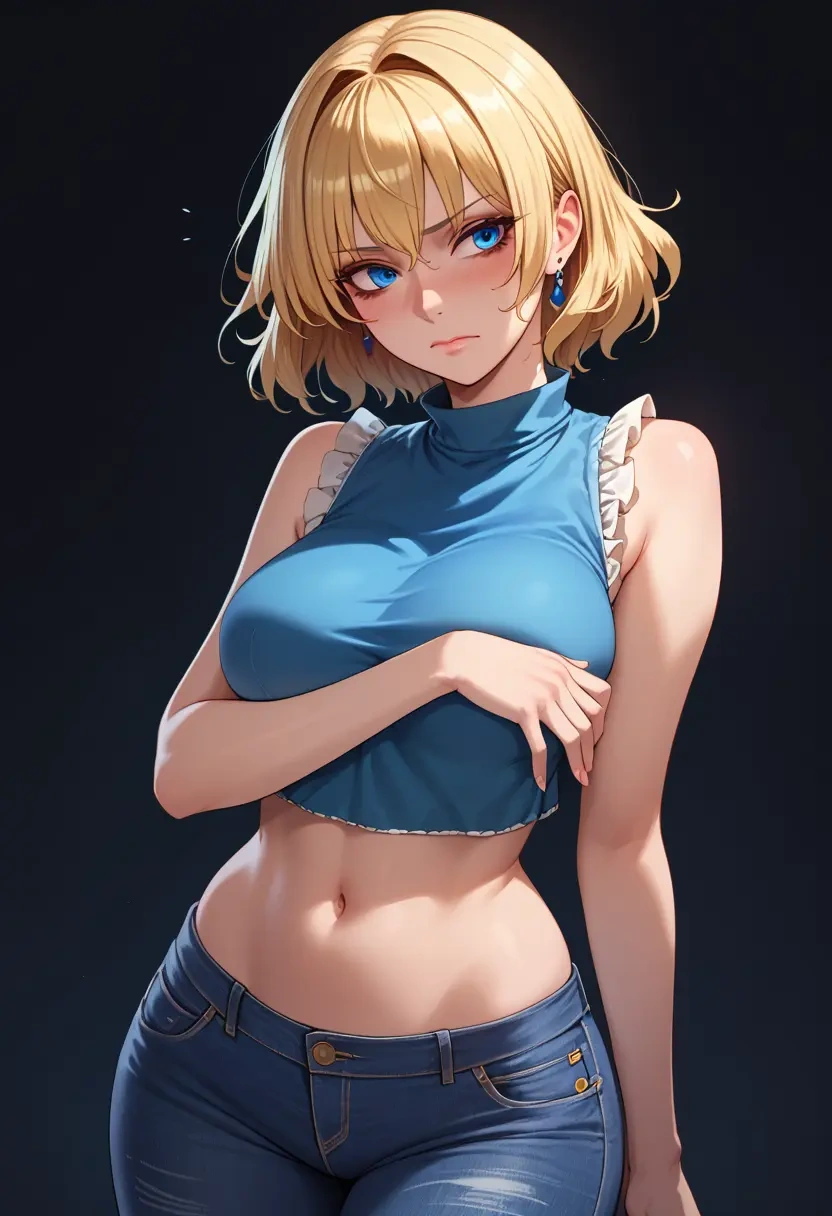 touhou,alice_margatroid,crop top  - 