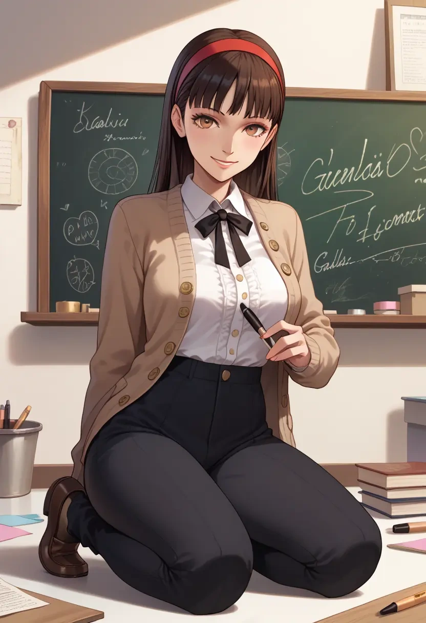 persona,amagi_yukiko,teacher, sweater  - 