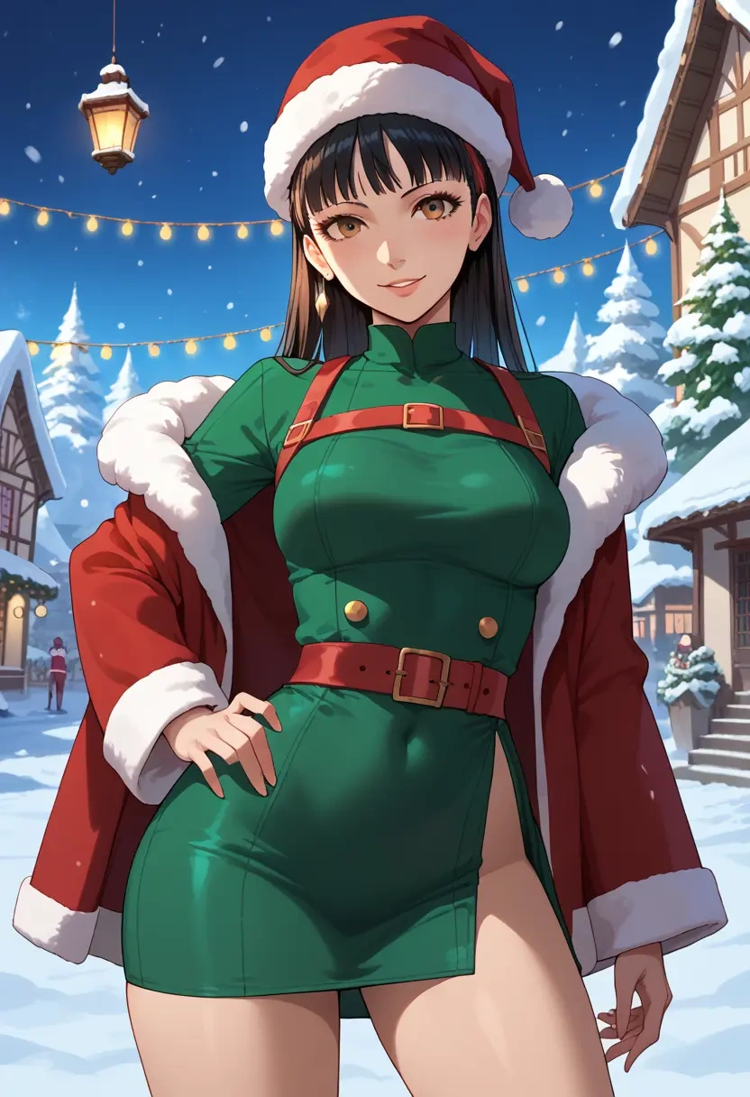 persona,amagi_yukiko,Christmas,dress  - 