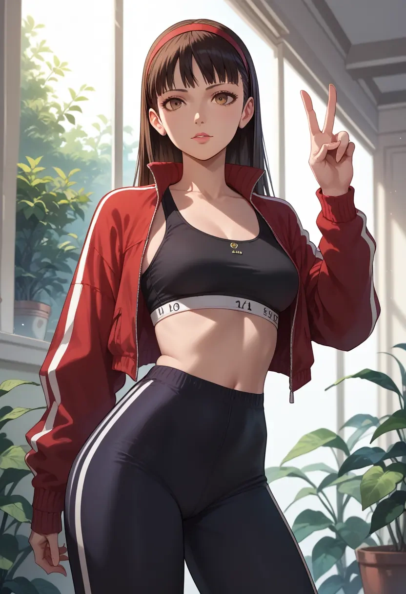 persona,amagi_yukiko,athletic,track suit  - 