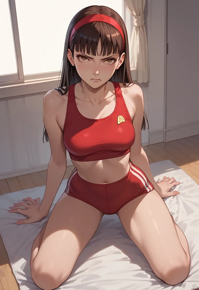 persona,amagi_yukiko,tankini top,board shorts  - 