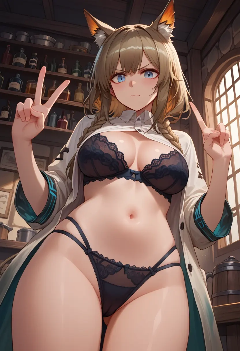 arknights,amiya_(arknights),lingerie,sexy  - 