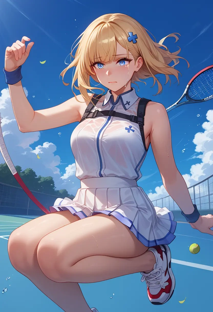 girls'_frontline,an-94_(girls'_frontline),tennis skirt  - 