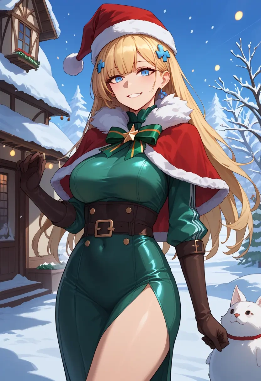 girls'_frontline,an-94_(girls'_frontline),Christmas,dress  - 