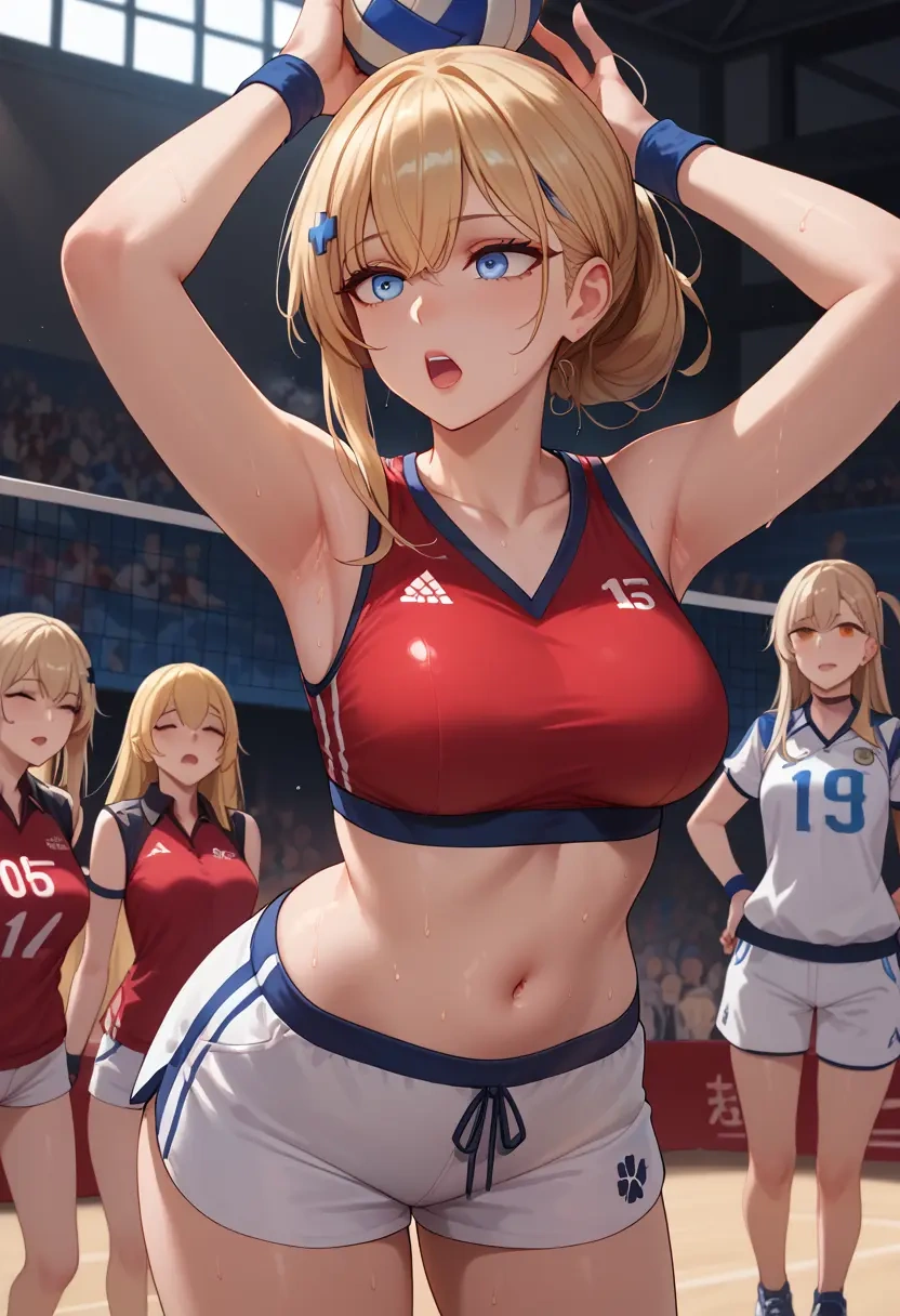 girls'_frontline,an-94_(girls'_frontline),volleyball uniform  - 