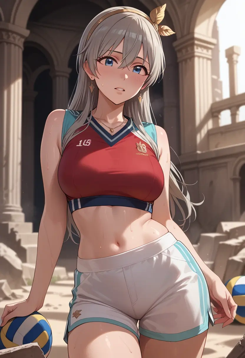 idolmaster,anastasia_(idolmaster),volleyball uniform  - 