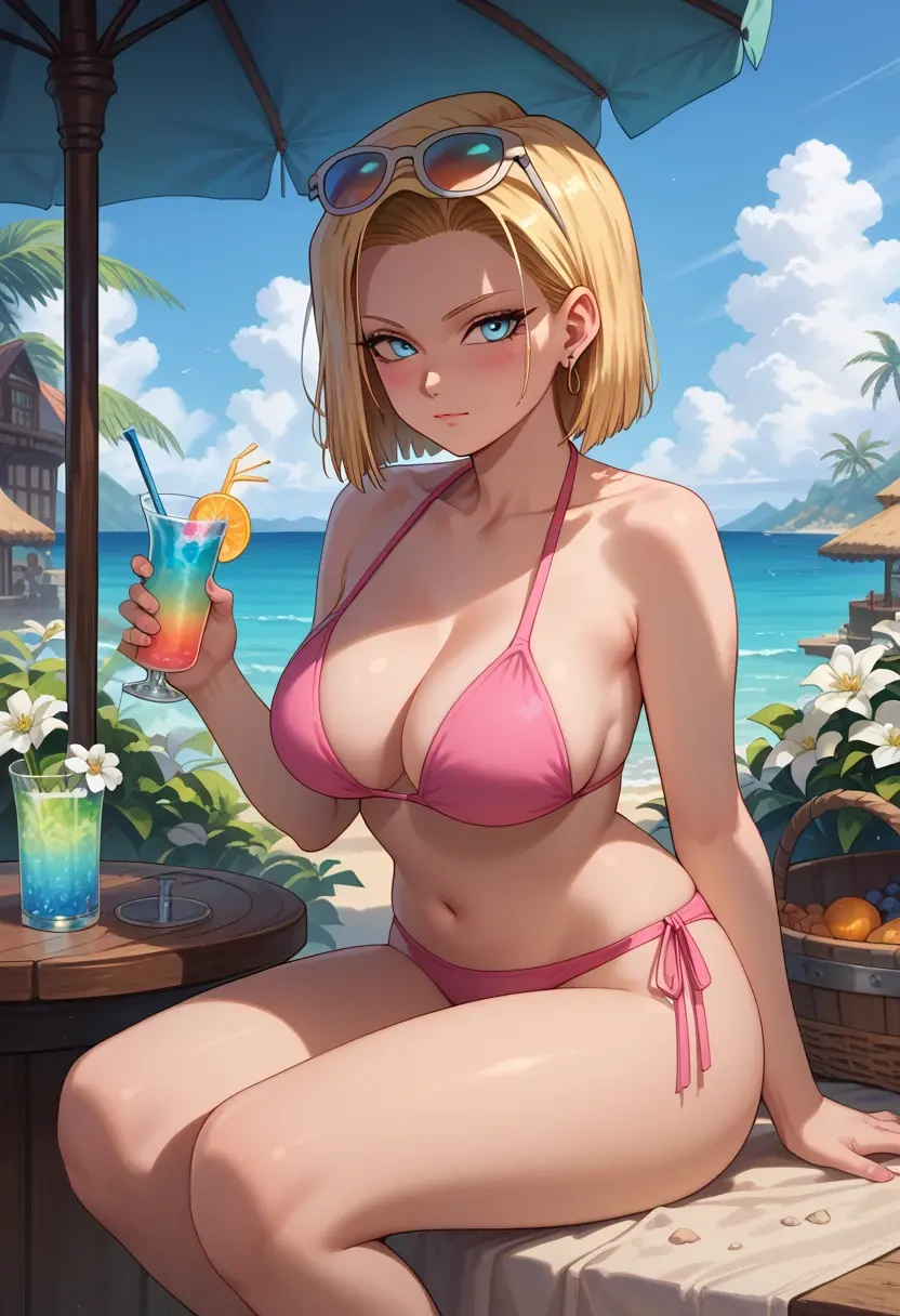 dragon_ball,android_18,bikini  - 