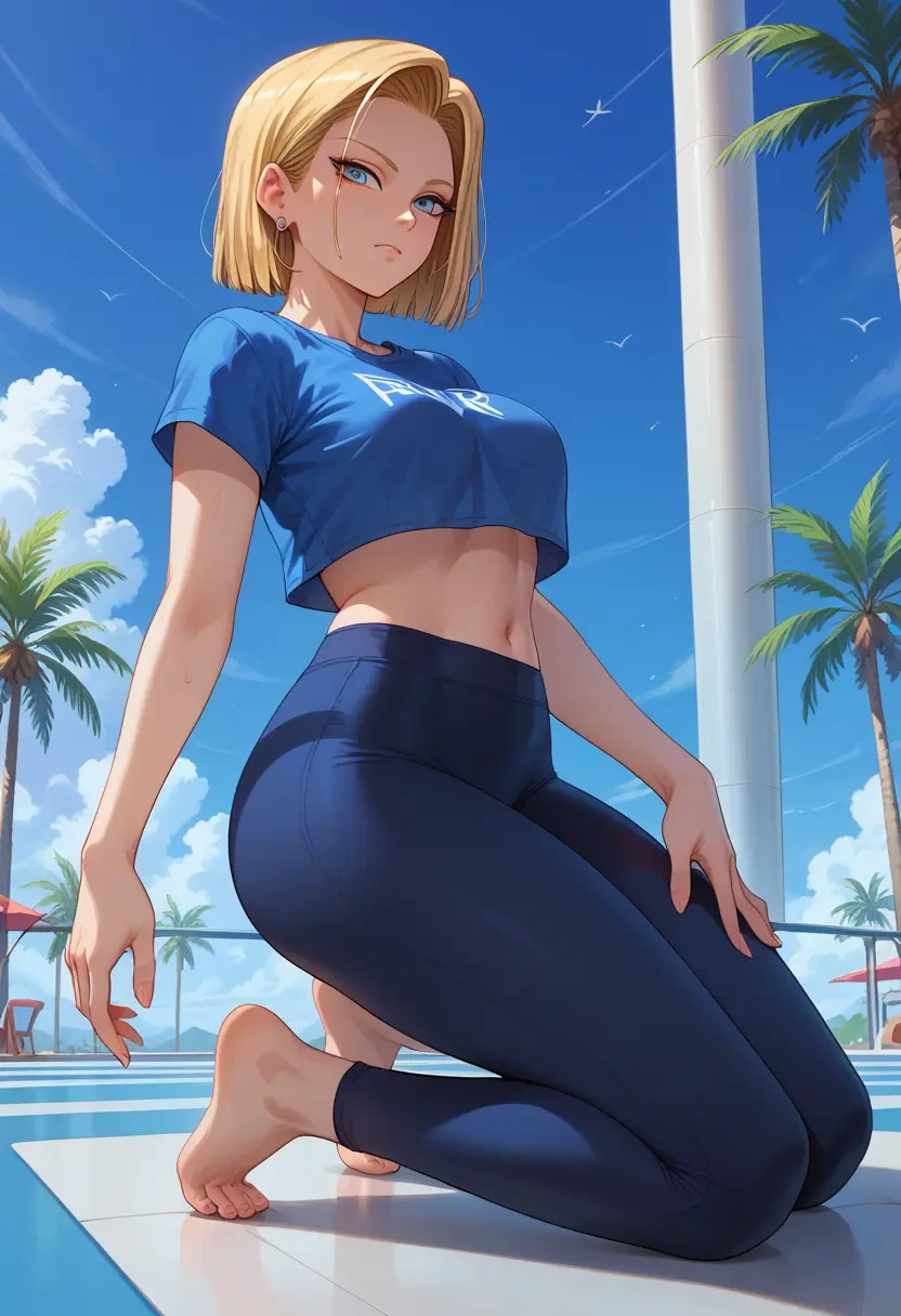 dragon_ball,android_18,yaga pants  - 