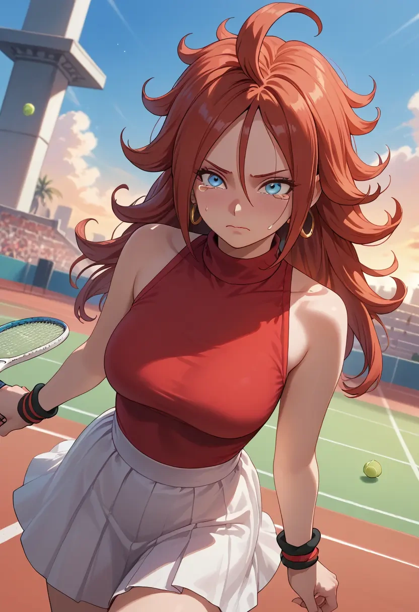 dragon_ball,android_21,tennis skirt  - 