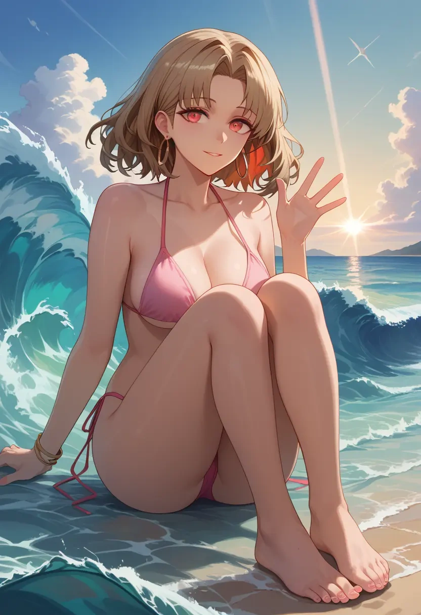 arknights,angelina_(arknights),bikini  - 