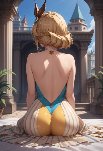 granblue_fantasy,anila_(granblue_fantasy),swimsuit,sexy  - AI generated anime art