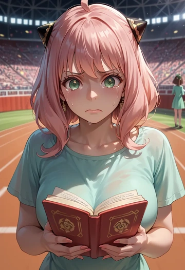 spy_x_family,anya_(spy_x_family),athletic  - AI generated anime art