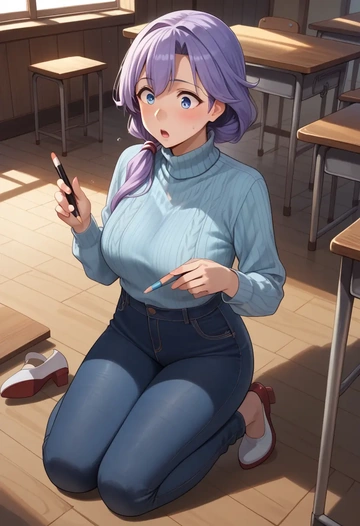 kantai_collection,aoba_(kancolle),teacher  - AI generated anime art