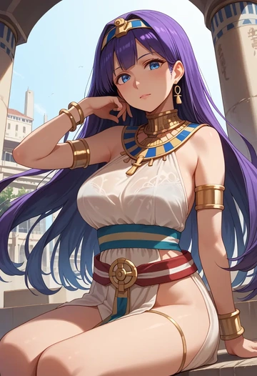 kantai_collection,aoba_(kancolle),Egyptian  - AI generated anime art