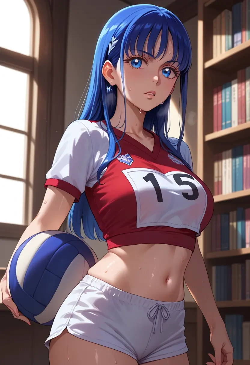 precure,aoki_reika,volleyball uniform  - 