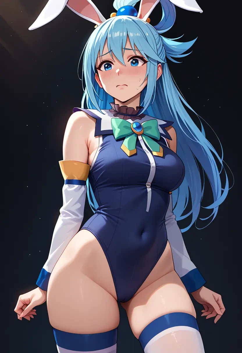 kono_subarashii_sekai_ni_shukufuku_wo!,aqua_(konosuba),bunny girl, sexy  - 