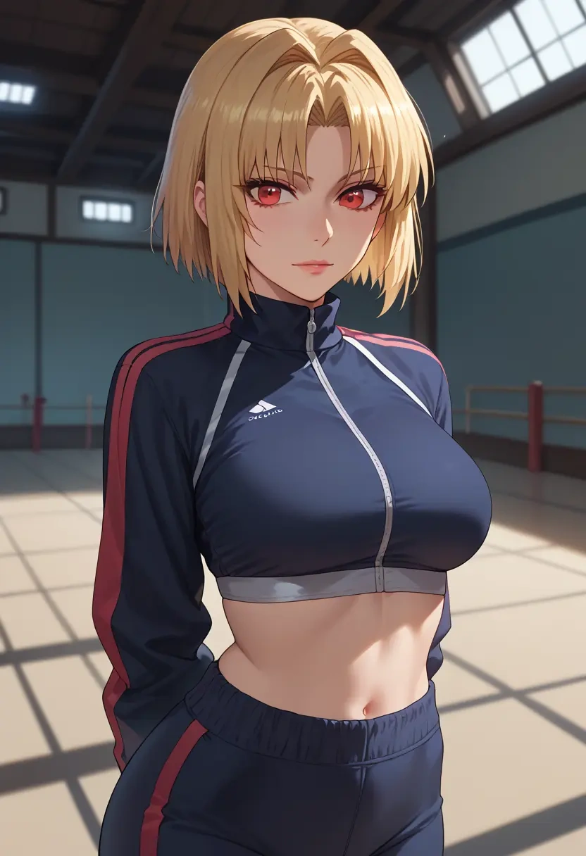 tsukihime,arcueid_brunestud,athletic,track suit  - 