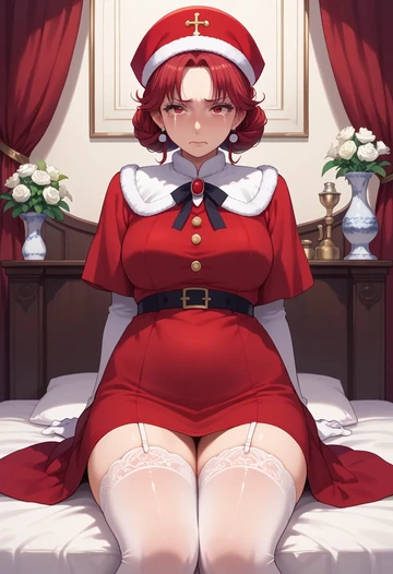 oshi_no_ko,arima_kana,Christmas,sexy, stockings,  - AI generated anime art