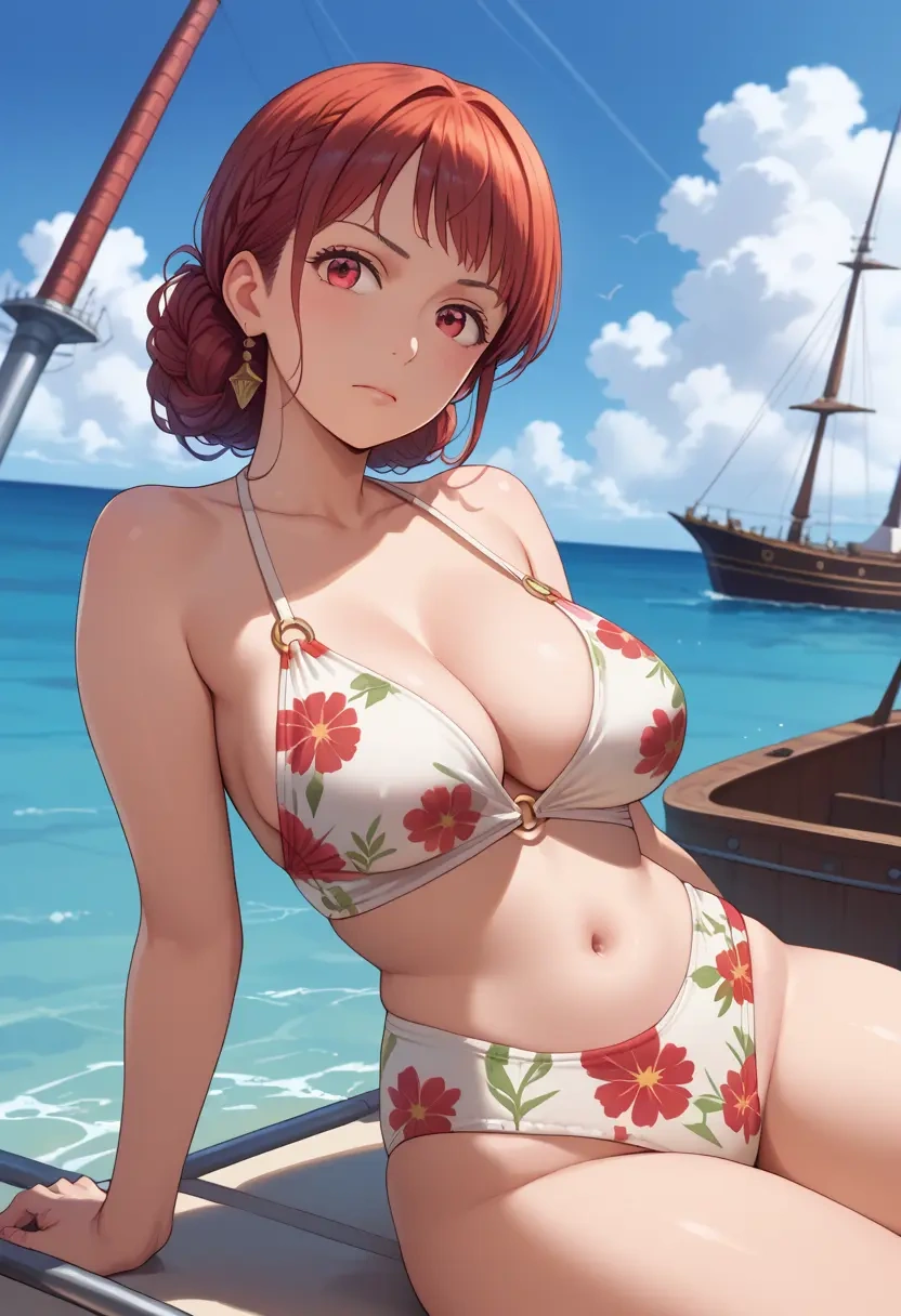 oshi_no_ko,arima_kana,swimsuit,floral print  - 