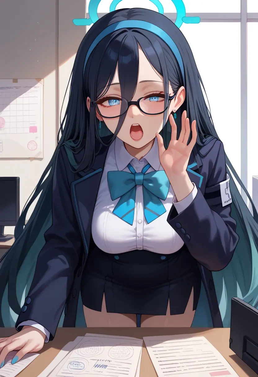 blue_archive,aris_(blue_archive),OL, glasses,  - 