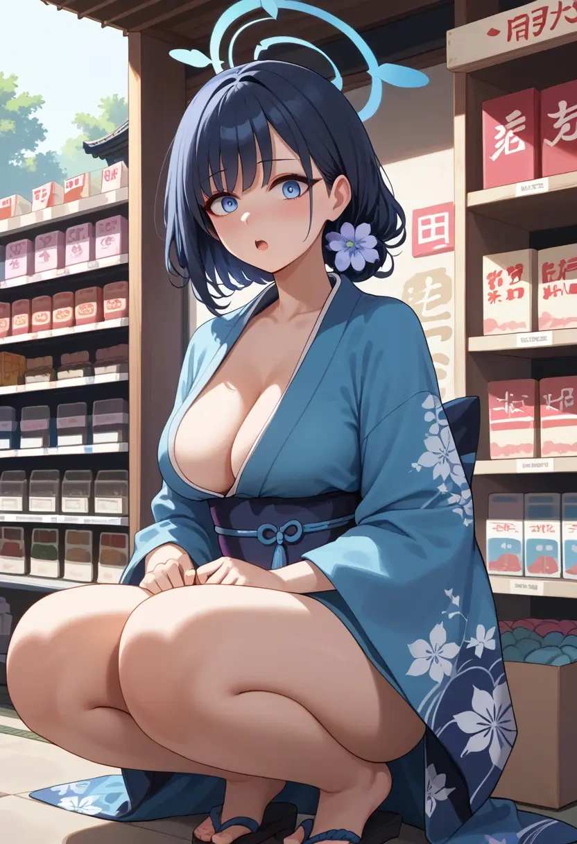 blue_archive,arona's_sensei_doodle_(blue_archive),kimono,sexy  - 