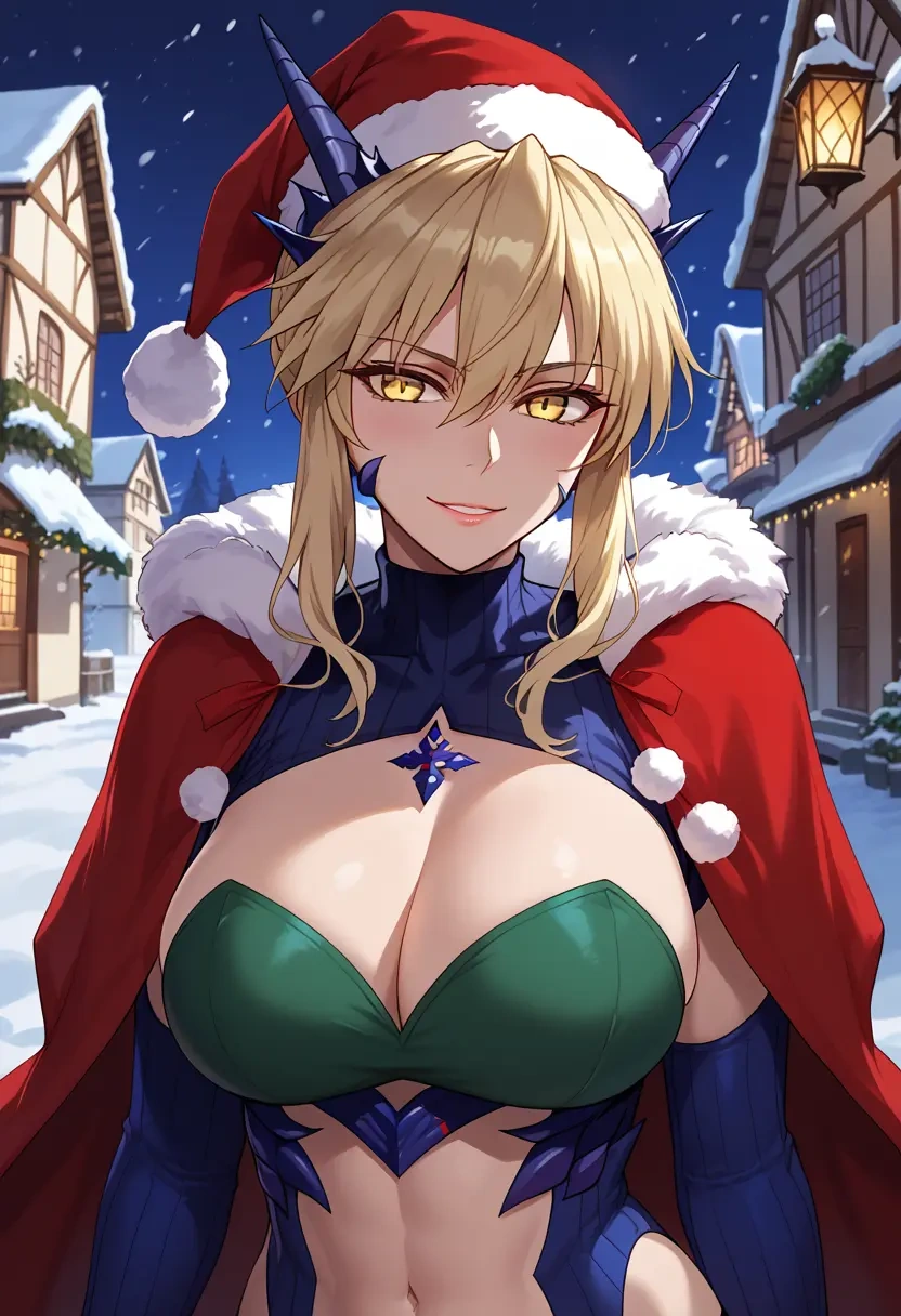 fate_(series),artoria_pendragon_(lancer_alter)_(fate),Christmas,dress  - 