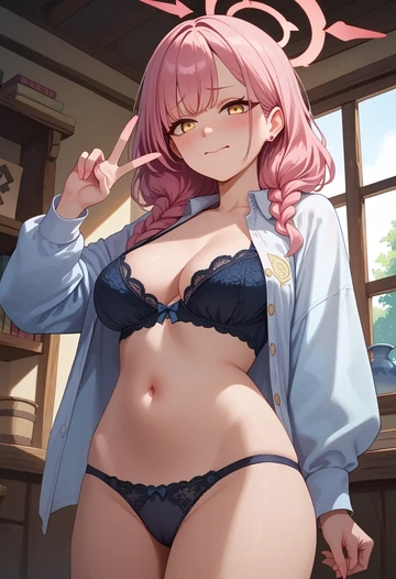 blue_archive,aru_(blue_archive),lingerie,sexy  - AI generated anime art