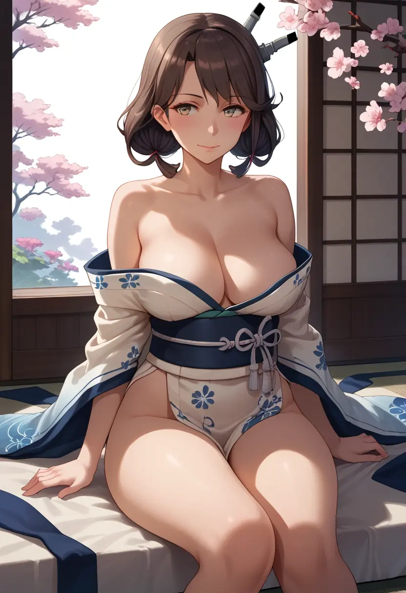 kantai_collection,asagumo_(kancolle),kimono,sexy  - 