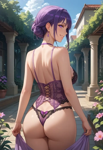 project_sekai,asahina_mafuyu,lingerie  - AI generated anime art