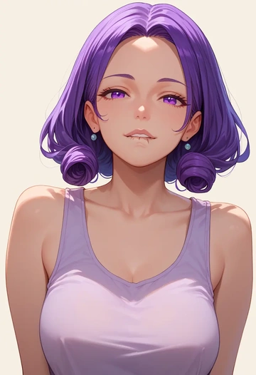 project_sekai,asahina_mafuyu,tank top,drawstring pants  - AI generated anime art