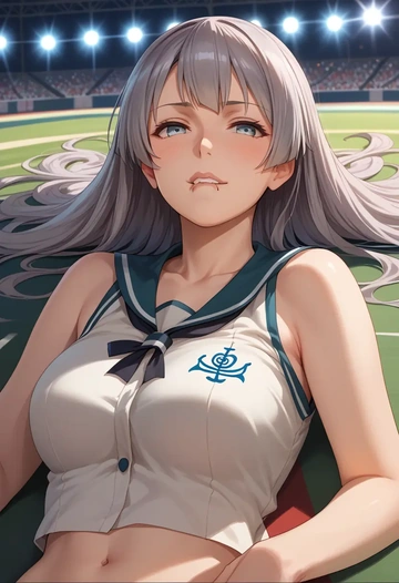 kantai_collection,asashimo_(kancolle),athletic  - AI generated anime art