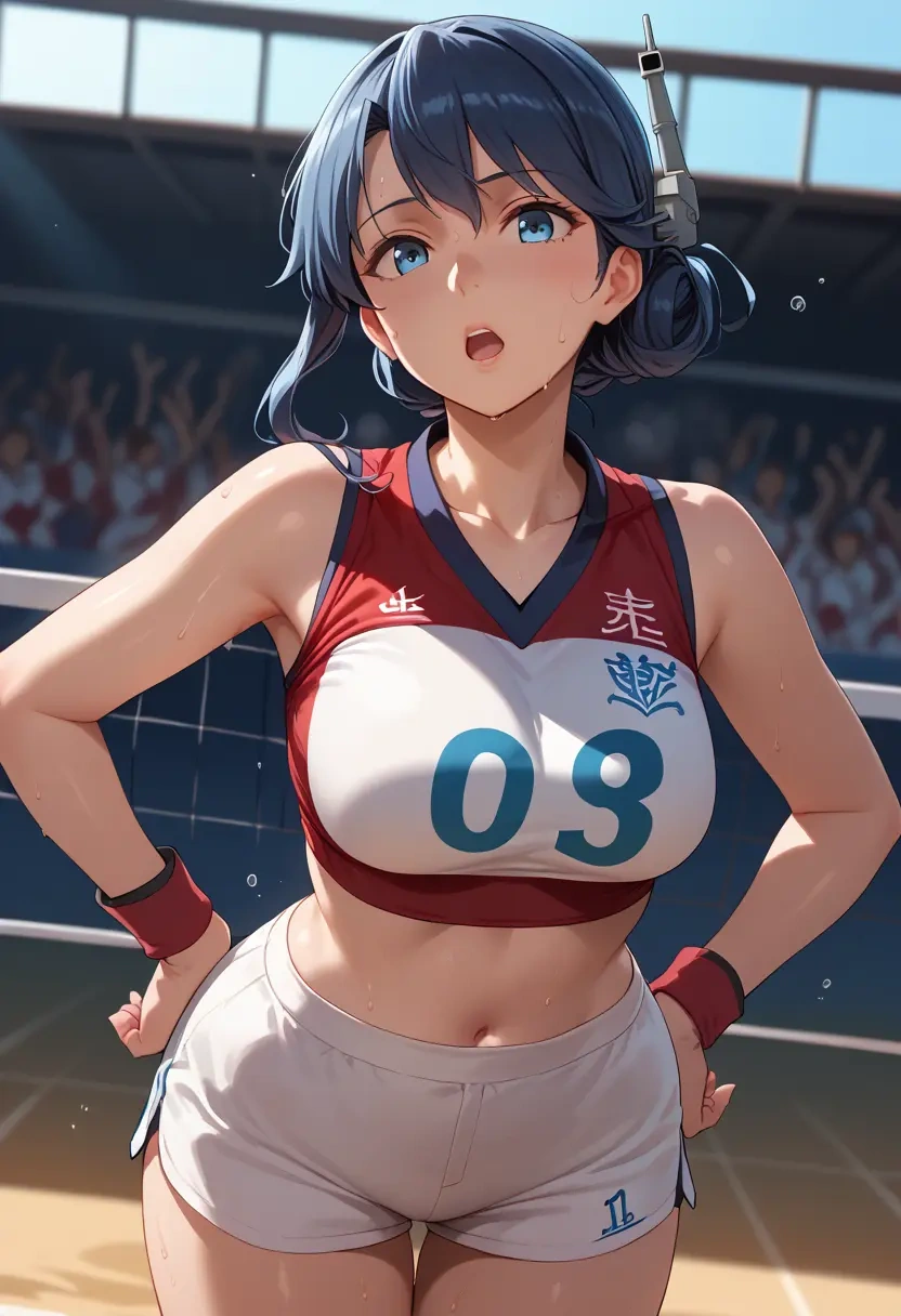 kantai_collection,asashio_(kancolle),volleyball uniform  - 