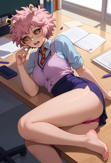 boku_no_hero_academia,ashido_mina,OL  - AI generated anime art