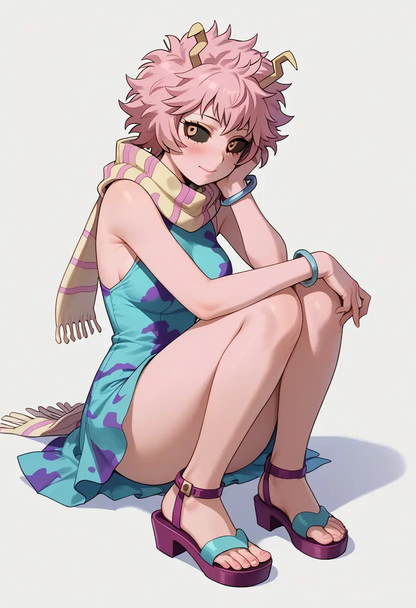 boku_no_hero_academia,ashido_mina,spring,elegant woman,bodycon dress  - 