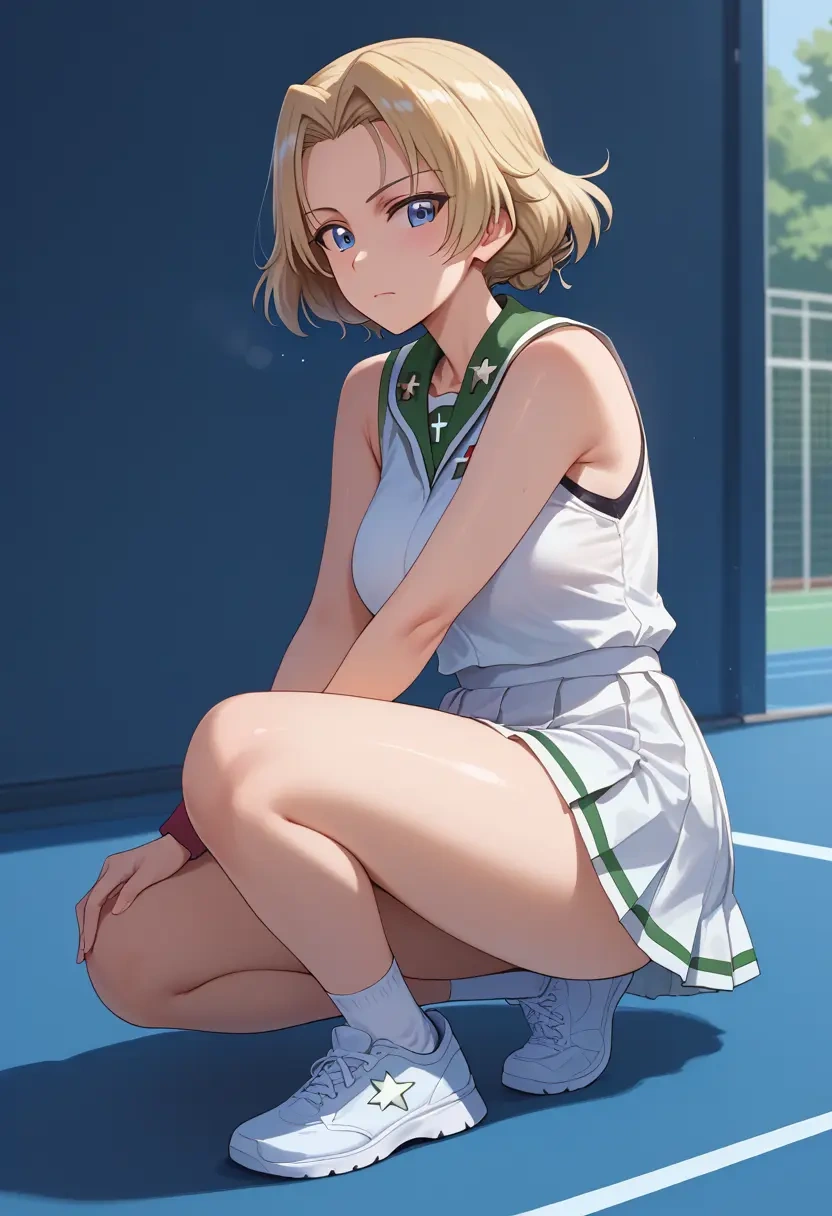 girls_und_panzer,assam_(girls_und_panzer),tennis skirt  - 