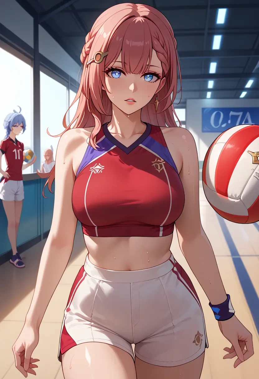 star rail,asta,volleyball uniform  - 