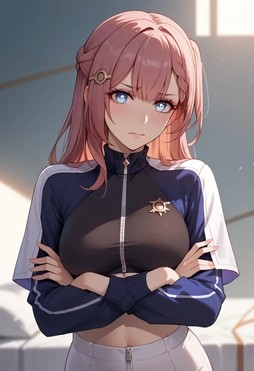 star rail,asta,athletic,track suit  - AI generated anime art