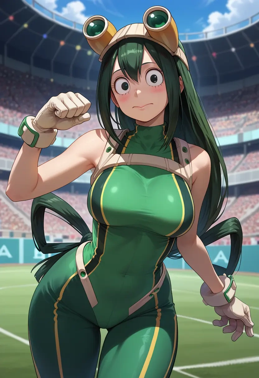 boku_no_hero_academia,asui_tsuyu,athletic  - 