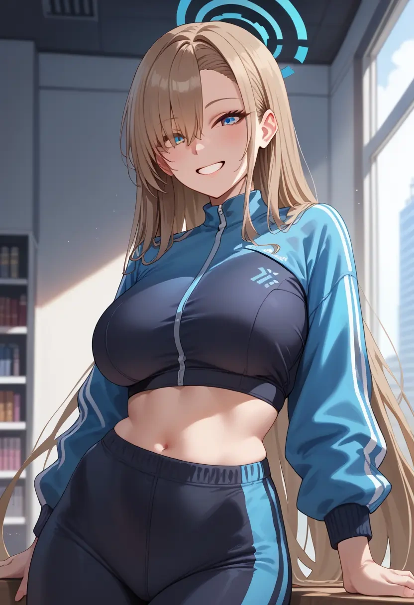 blue_archive,asuna_(blue_archive),athletic,track suit  - 