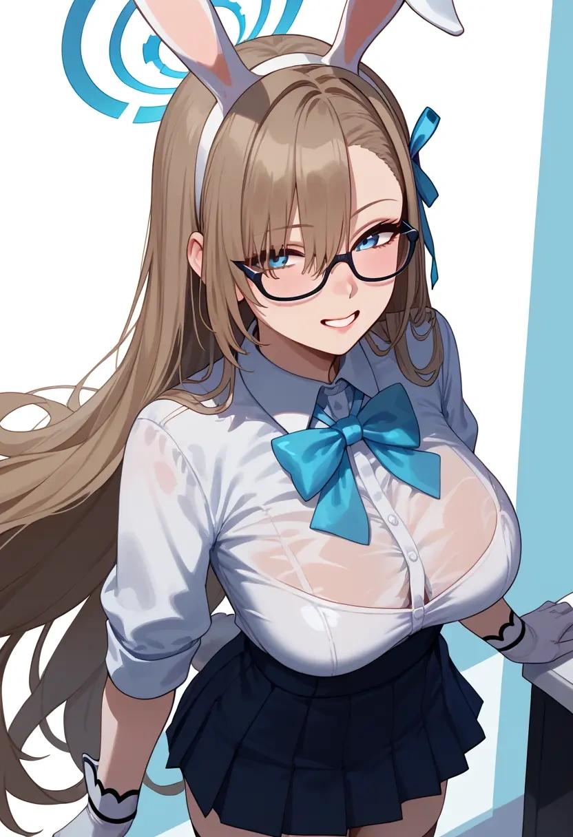 blue_archive,asuna_(bunny)_(blue_archive),OL, glasses,  - 