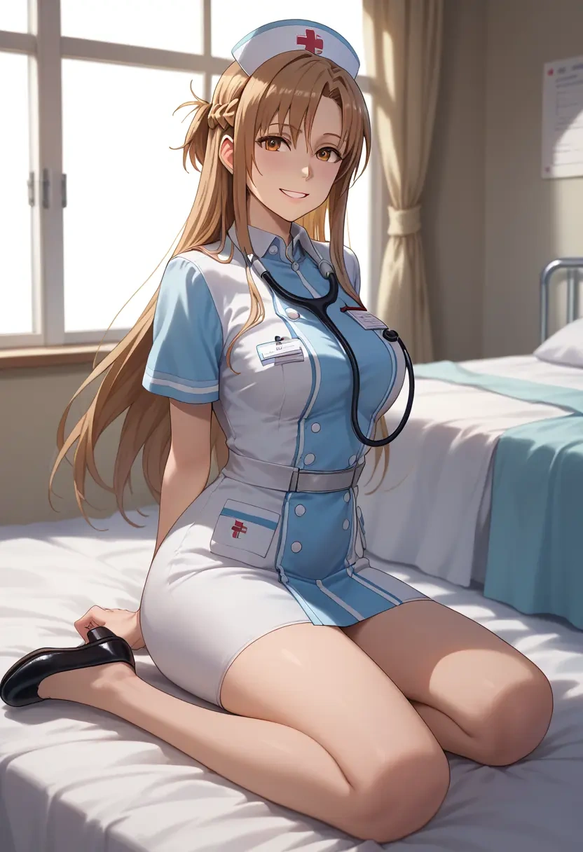 sword_art_online,asuna_(sao),nurse  - 