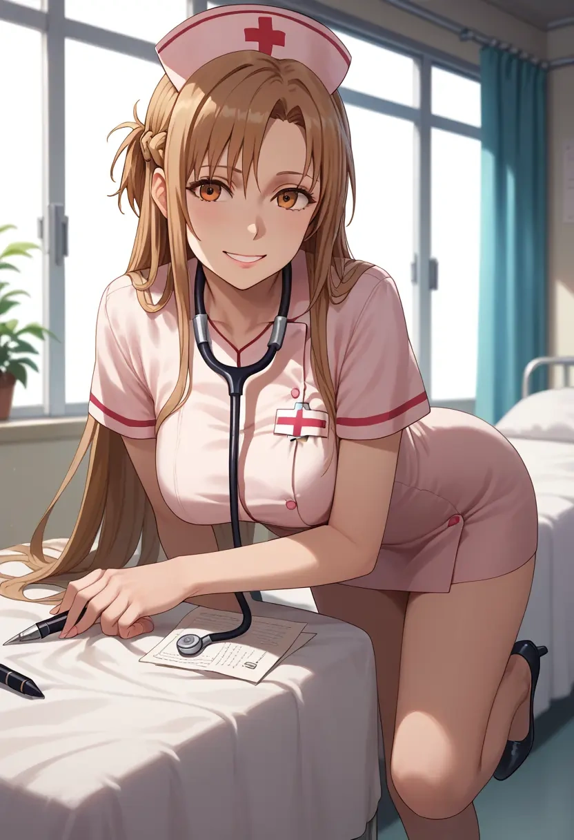 sword_art_online,asuna_(sao),nurse  - 