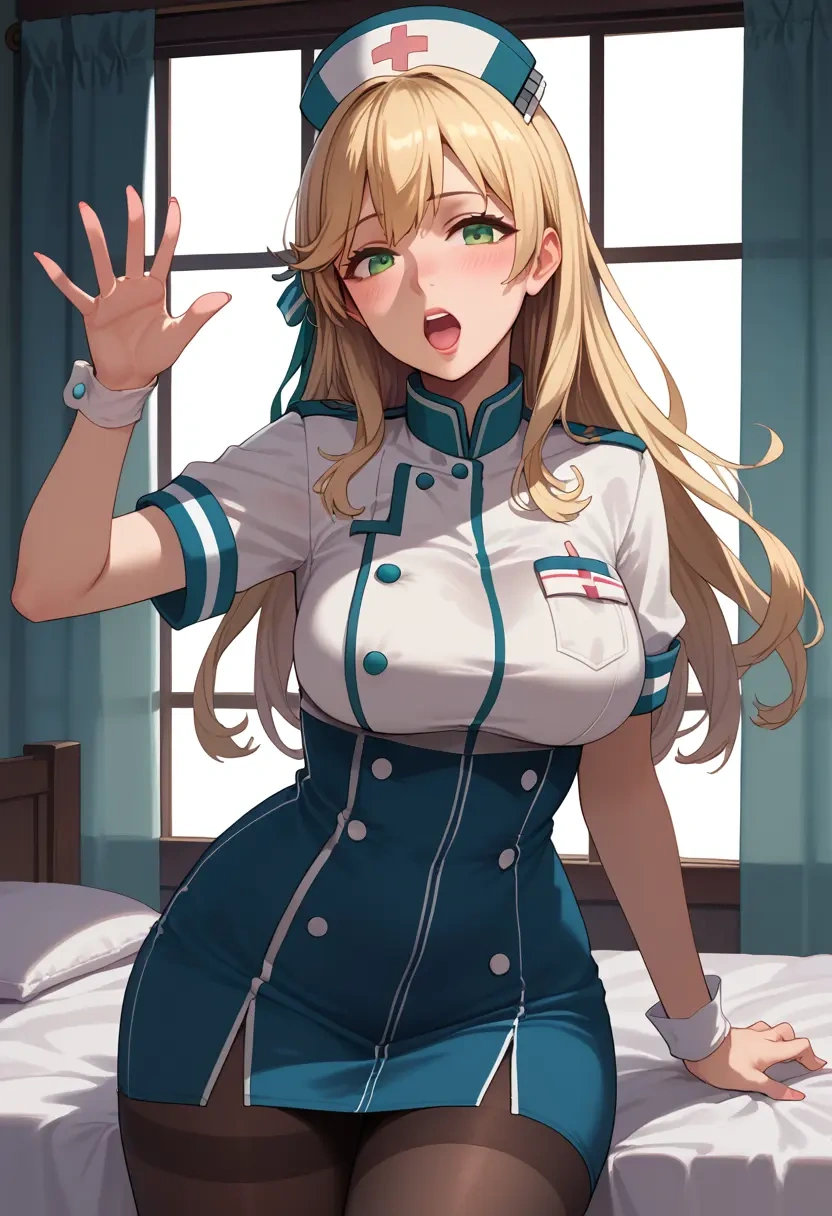 kantai_collection,atago_(kancolle),nurse  - 